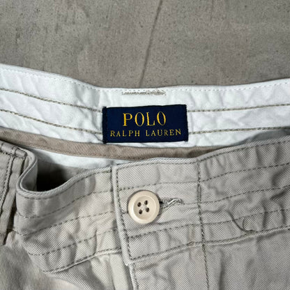 Polo Ralph Lauren White Cargo Shorts Size 42 USED USED v20256