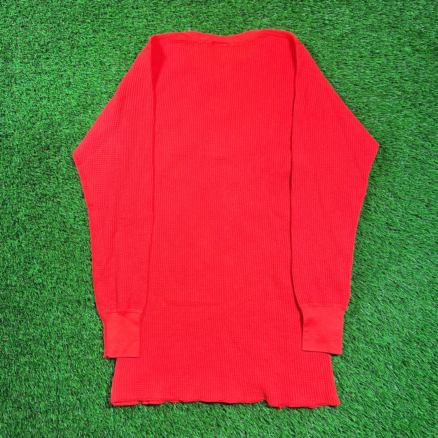 1980's Harley Davidson Red Thermal Longsleeve Size Large USED v18427
