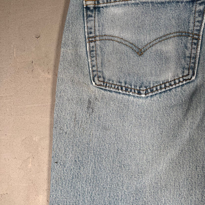 1990s Levis 501 Red Tab Blue Jeans Size 38x34 USED v19118