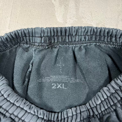 Travis Scott Cactus Jack Utopia Flame Washed Black Sweatpants Size XXL USED x18373