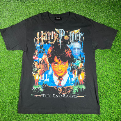 Dbruze Harry Potter Rap Style Black Tee Size Large USED x14478