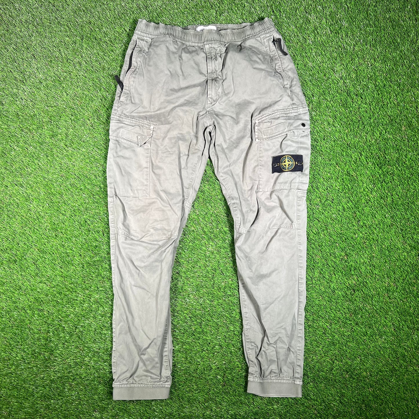 Stone Island Khaki Green Cargo Pants Size 33 USED x15237