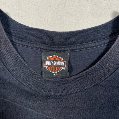 2005 Harley Davidson Black Pirate Tee Size 3XL USED v19403