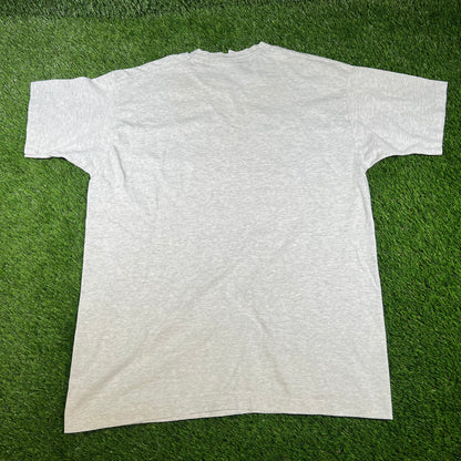 1996 Yankees Newsday Champs Grey Tee Size XL USED v16695