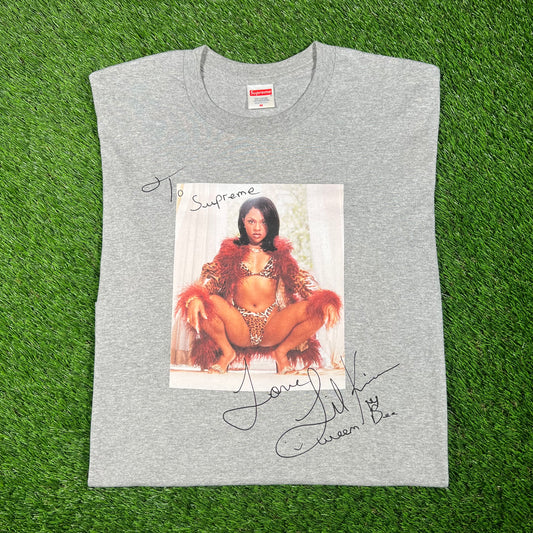 Supreme Lil Kim Photo Grey Tee Size Medium USED x15303