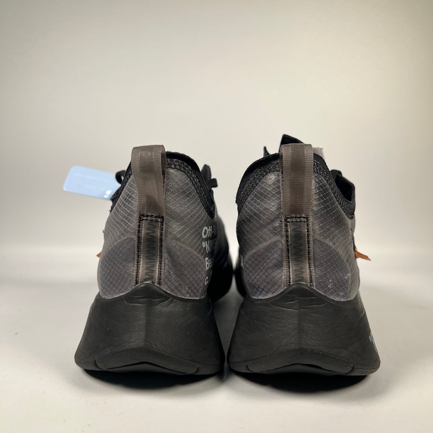 Nike Zoom Fly Off-White Black Silver (2018) Size 11 USED s19367