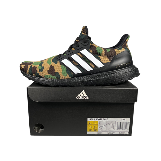 Adidias x Bape Ultraboost 4.0 Camo (2019) Size 11.5 USED s18045