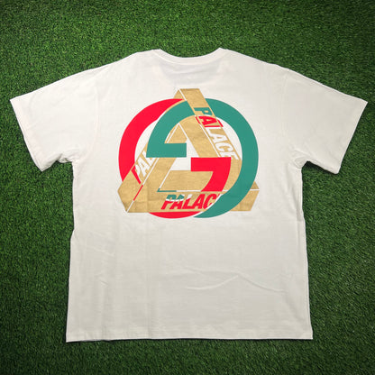 Gucci Palace GG P White Tee (2022) Size XL NEW x16719