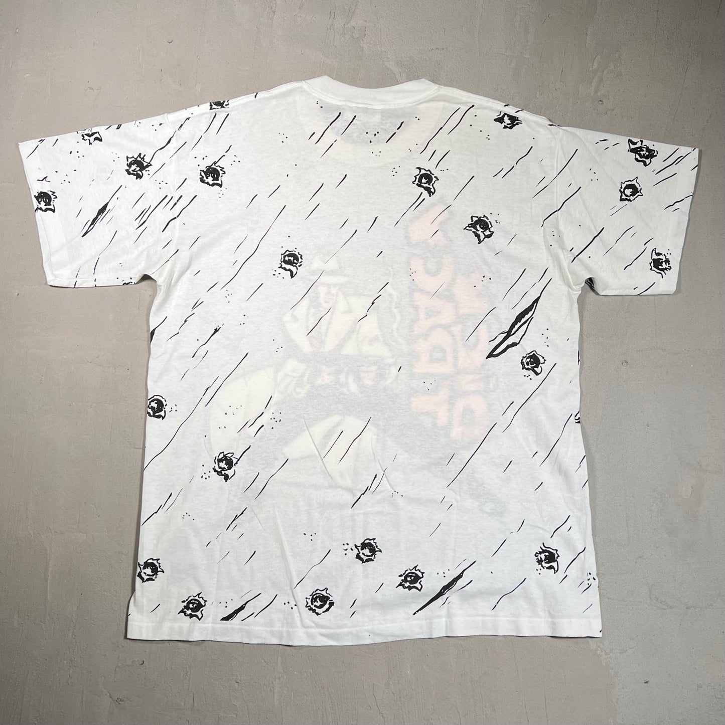 Dick Tracy AOP tee white division 1 tag Size XL USED v11491