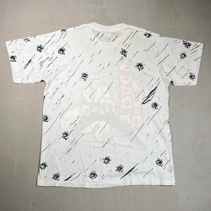 Dick Tracy AOP tee white division 1 tag Size XL USED v11491