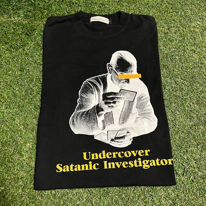 Undercover Black Satanic Investigator Tee Size Medium USED x13790