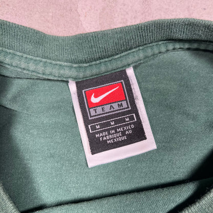Y2K Nike Miami Green Tee Size Medium USED v19331