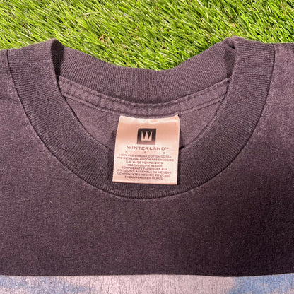 2000 Boys 2 Men Crew Black Tee Size Large USED v18060