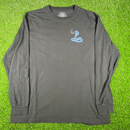 Palace Wahed Black Cobra Logo Longsleeve Size XL USED x14735