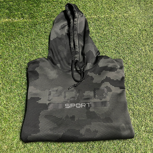 Polo Sport Grey/Black Modern Camo Hoodie Size Medium USED v16478