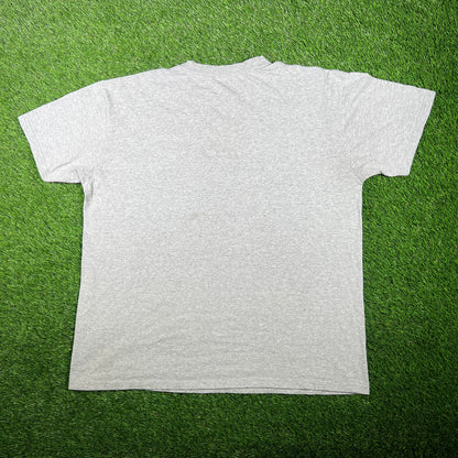 Y2K Quiksilver Cocoa Beach Grey Tee Size XL USED V17463