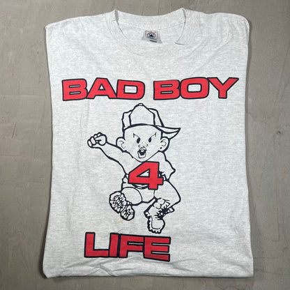 Y2K Bad Boy 4 Life Records Sold Grey Longsleeve Size XXL USED v20026