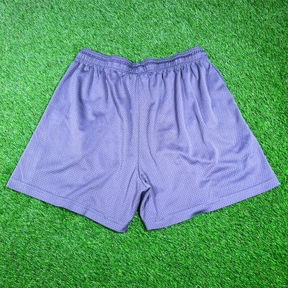 Eric Emanuel Pink Logo Purple Shorts Size XXL USED x14630