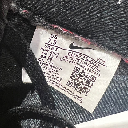 Nike Air Force One Supreme Black White (2025) Size 7.5 USED s20322