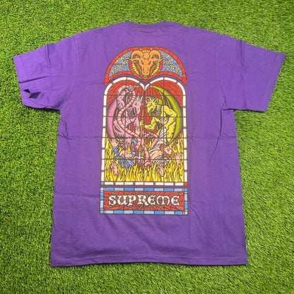 Supreme Worship Tee Purple (2023) Size Medium NEW x16389