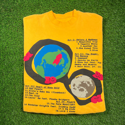 Kid Cudi CPFM Man on Moon 3 Yellow Crewneck Size Medium USED x16702