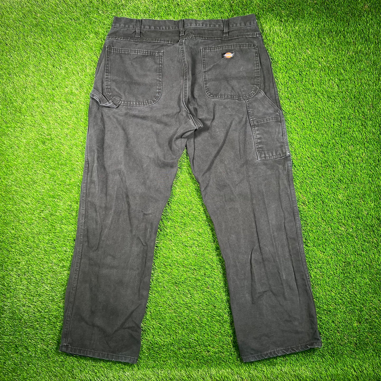 Y2K Dickies Workwear Black Canvas Pants Size 38x30 USED v18712