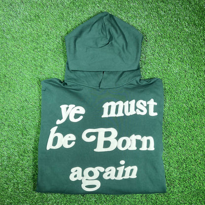 CPFM Ye Must Be Born Again Green Hoodie Size Medium USED x15175