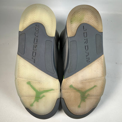Jordan 5 Green Bean (2022) Size 10.5 USED s22333