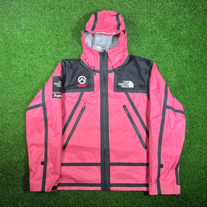 Supreme North Face Pink Summit Series Outer Tape Jacket (2021) Size Large NEW x15821
