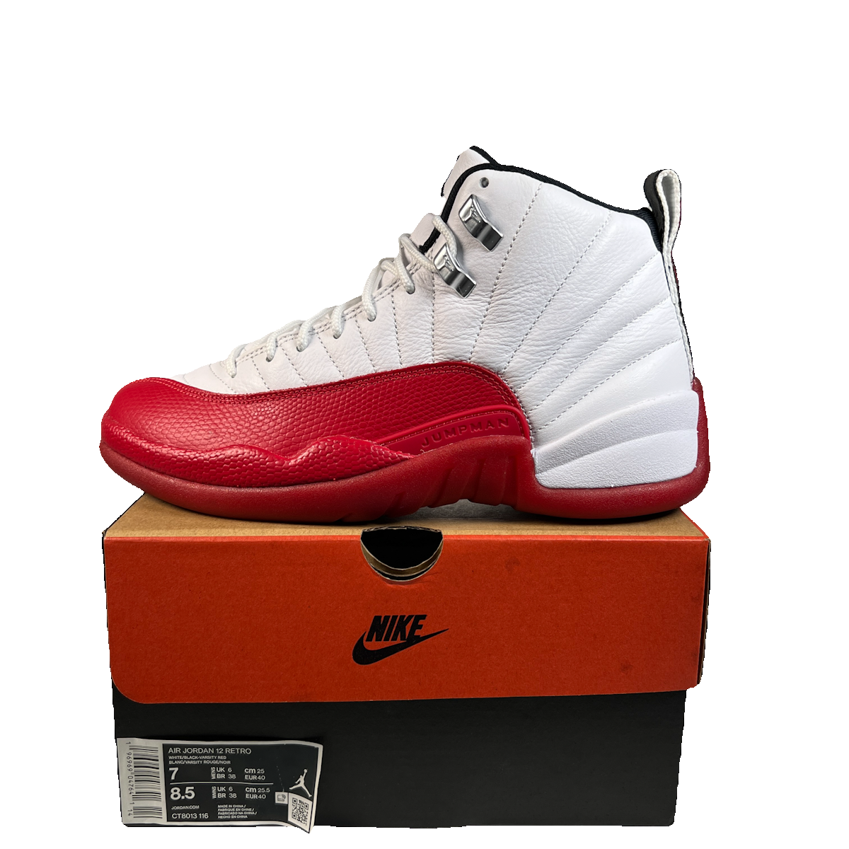 Jordan 12 Cherry (2023) Size 7 USED s23094