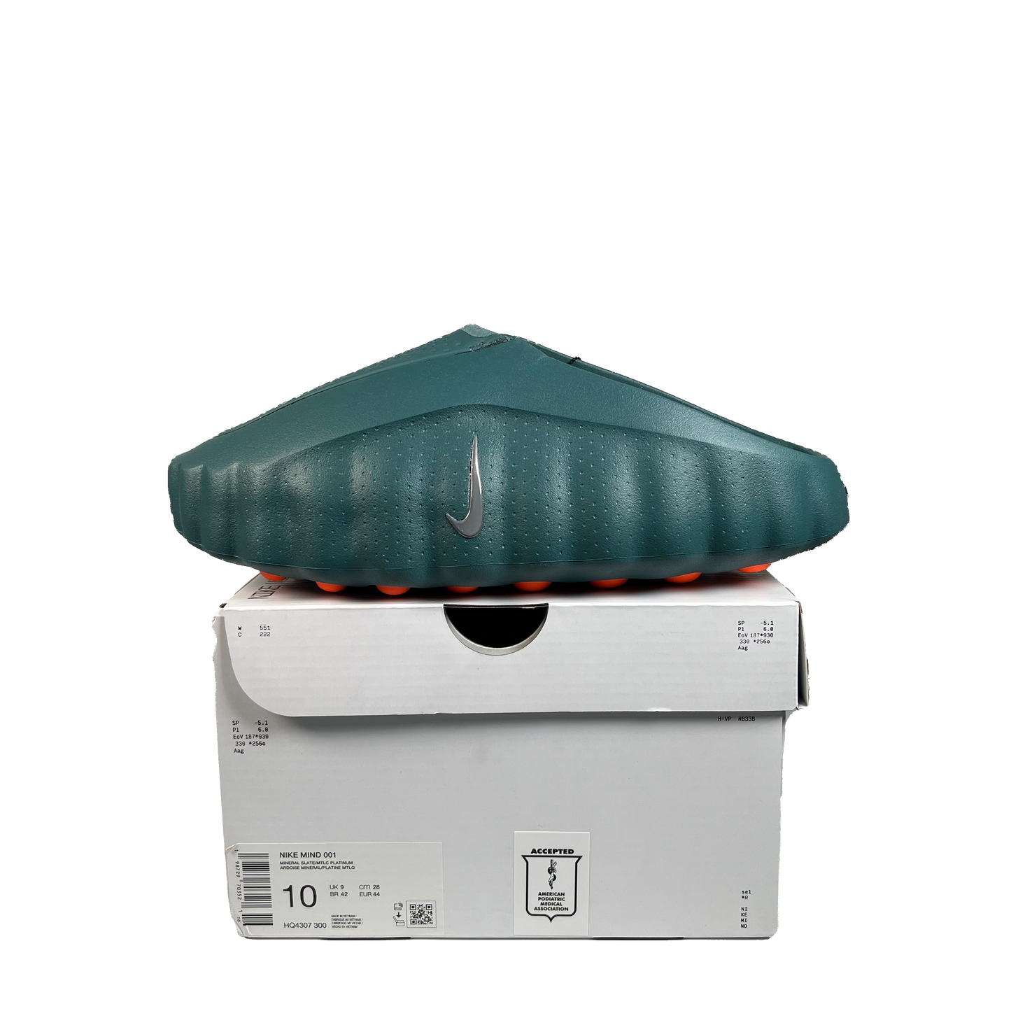 Nike Mind 001 Slide Mineral Slate (2026) Size 10 NEW s22186