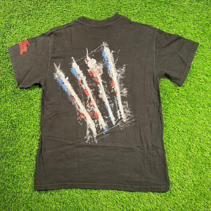 2002 Freddy Kreuger Black Tee Size Medium USED v18460