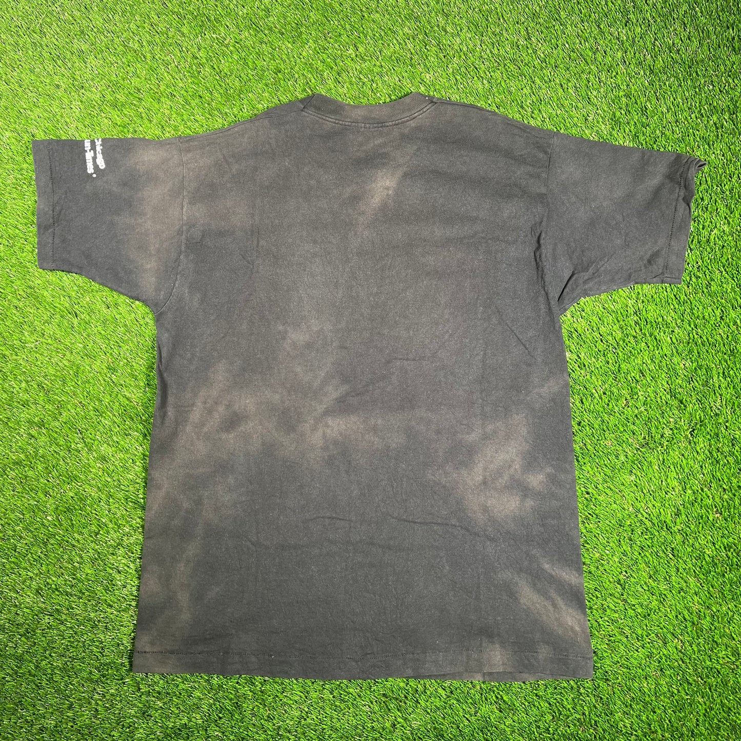 1990s Chicago Bulls Go Four Black Tee Size XL USED v17816