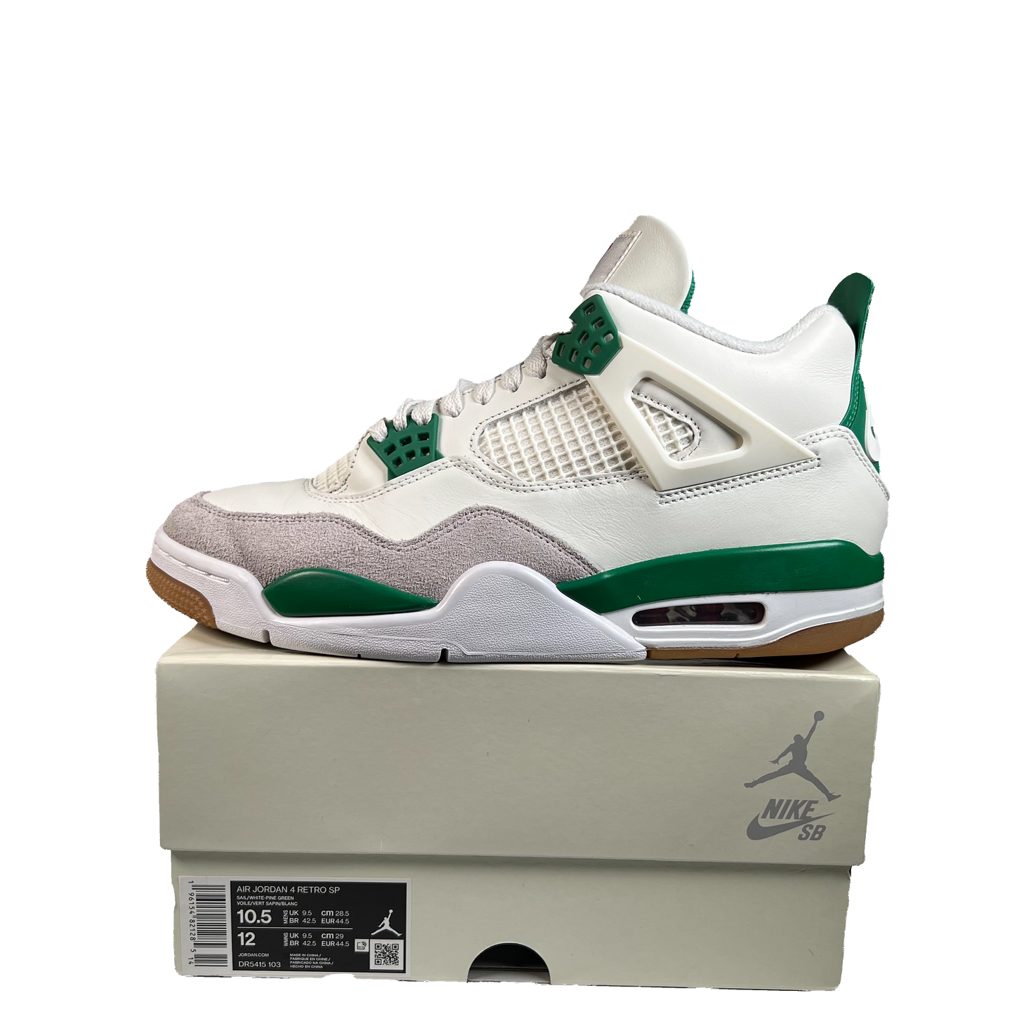 Jordan 4 SB Pine Green (2023) Size 10.5 USED s21904