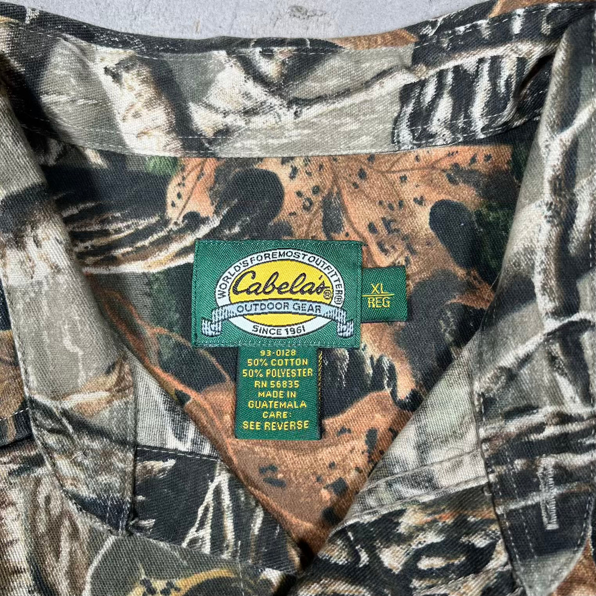 Cabela's Real Tree Button Down Size XL USED v20273