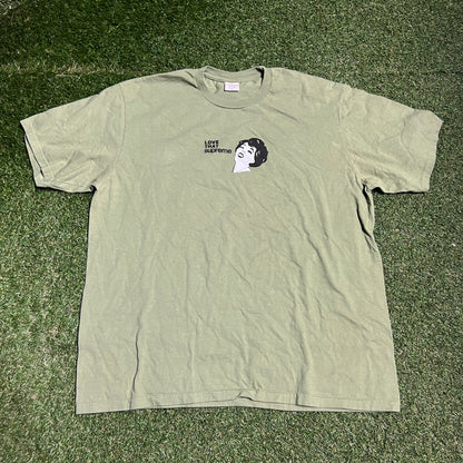 Supreme Love That Supreme Green Tee Size XL USED x13552