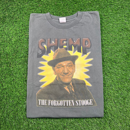 1990's Shemp Howard Green Graphic Tee Size XL USED v18282