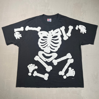 1994 Bones Body Black Tee Size XL USED v18933