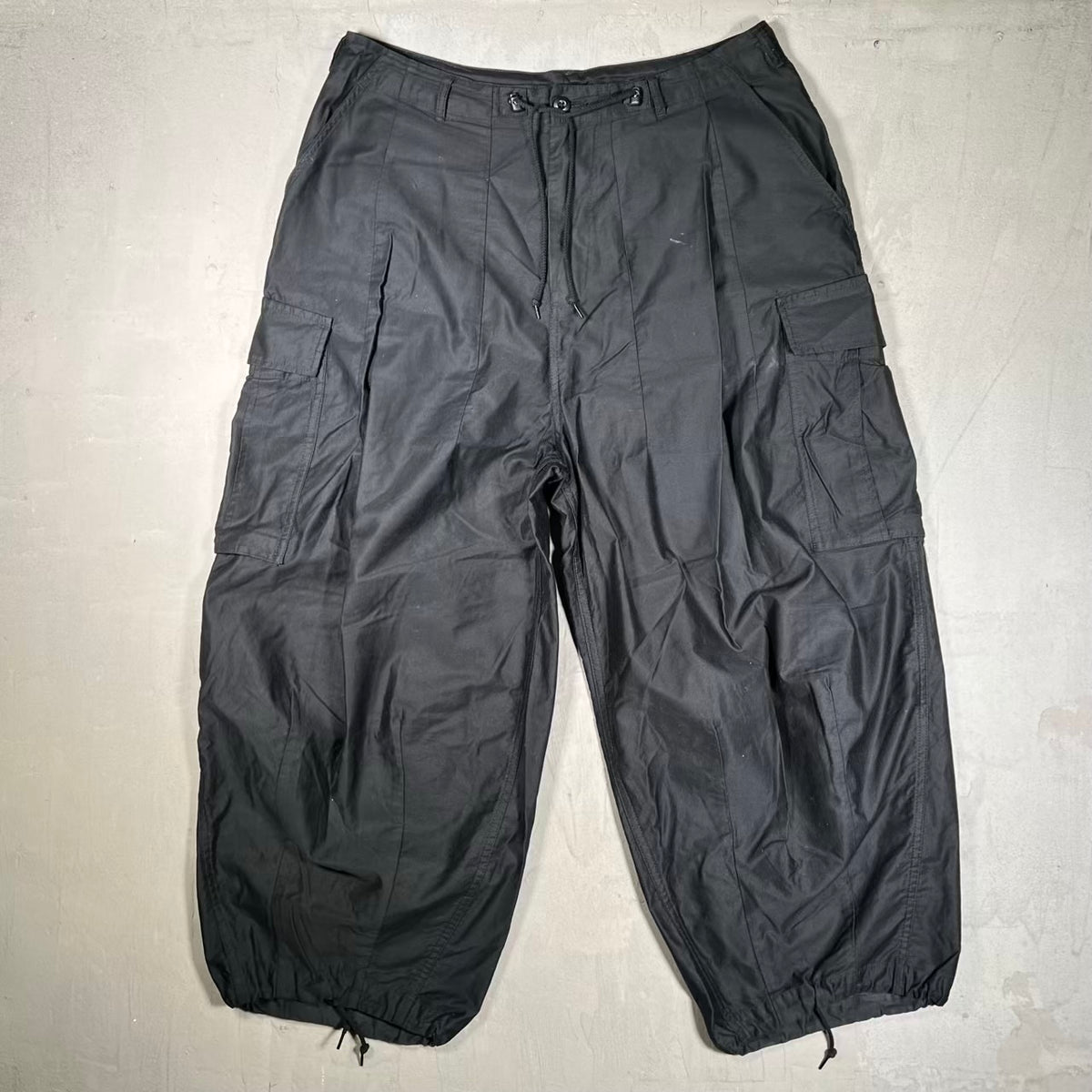 Needles Black Lightweight Cargo Pants Size Large USED x18921