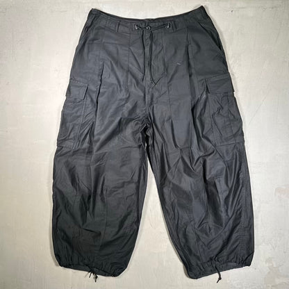 Needles Black Lightweight Cargo Pants Size Large USED x18921
