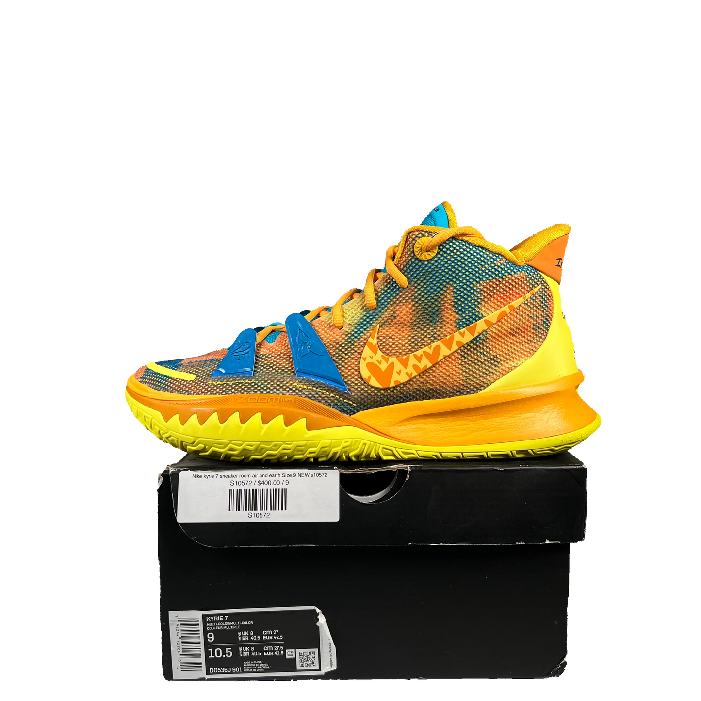 Nike kyrie 7 sneaker room air and earth Size 9 NEW s10572