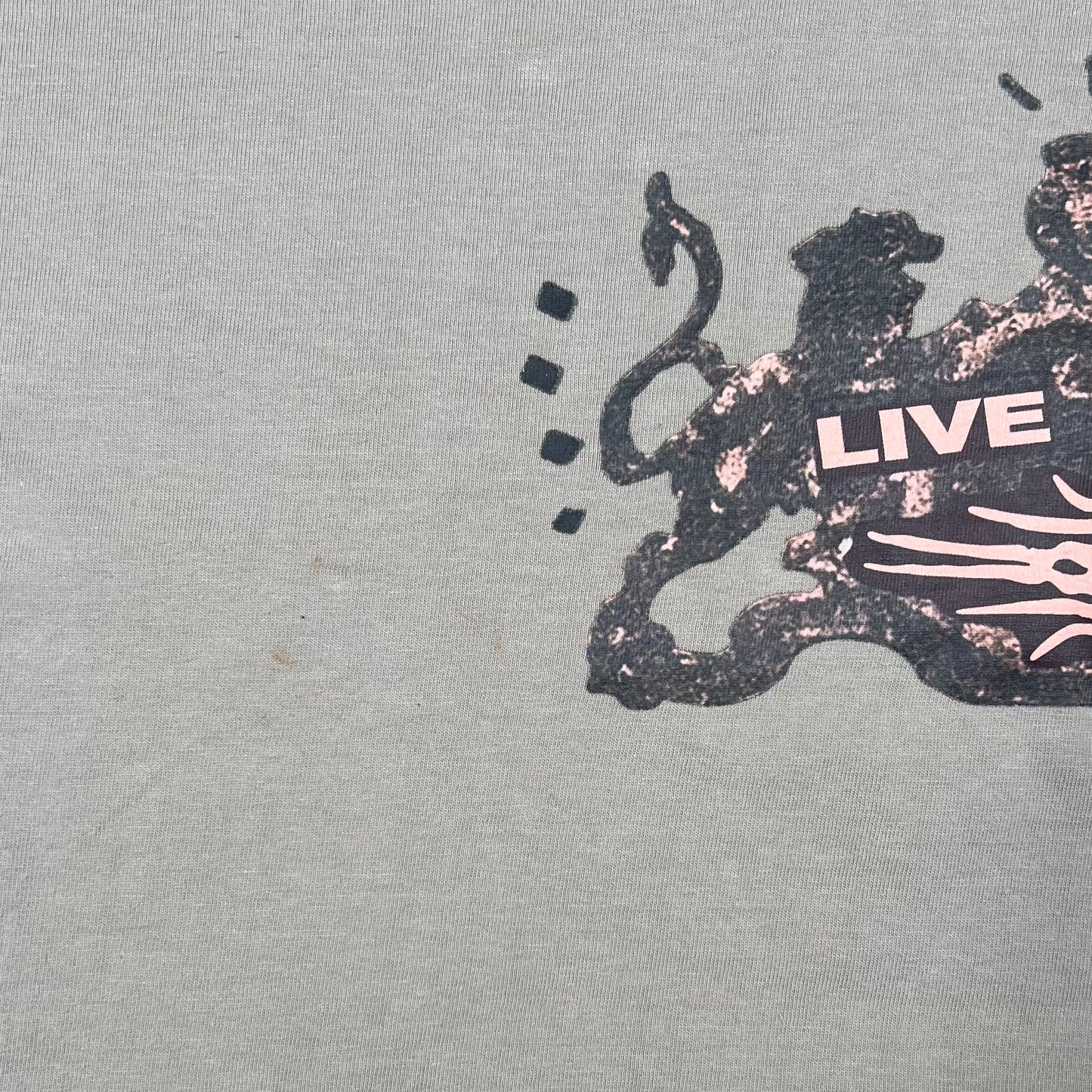 Travis Scott "Live at O2 Arena" Taupre Brown Tee Size XL USED x17351