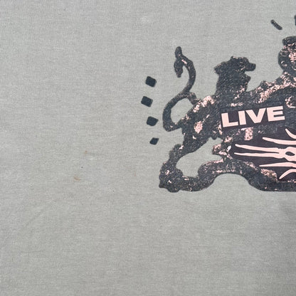 Travis Scott "Live at O2 Arena" Taupre Brown Tee Size XL USED x17351