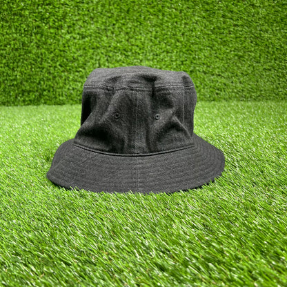 Bape Pirate Black Denim Bucket Hat USED x15135