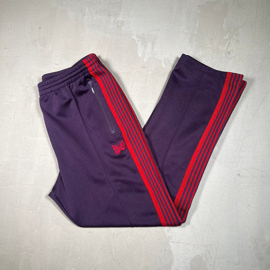 Needles Purple/Red Track Pants Size Medium USED x17102