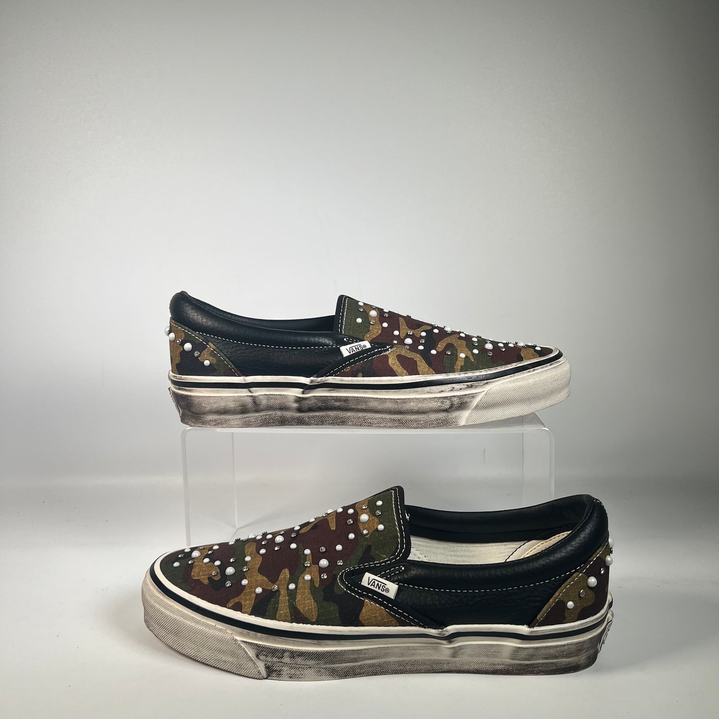 Vans LX Classic Slip On Pearlized Camo Black (2026) Size 10 NEW s22529
