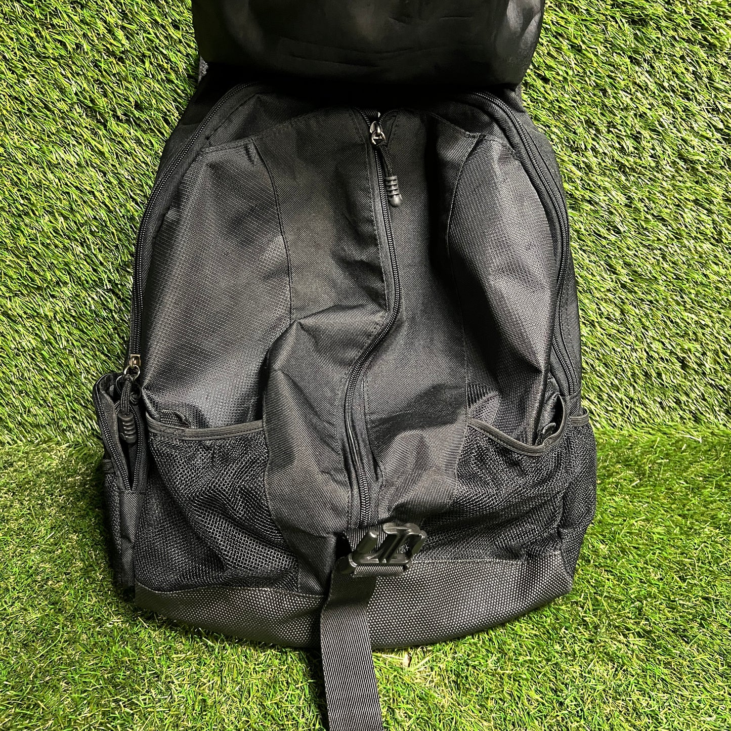 Y2K Harley Davidson Black Backpack USED v16287