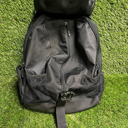 Y2K Harley Davidson Black Backpack USED v16287
