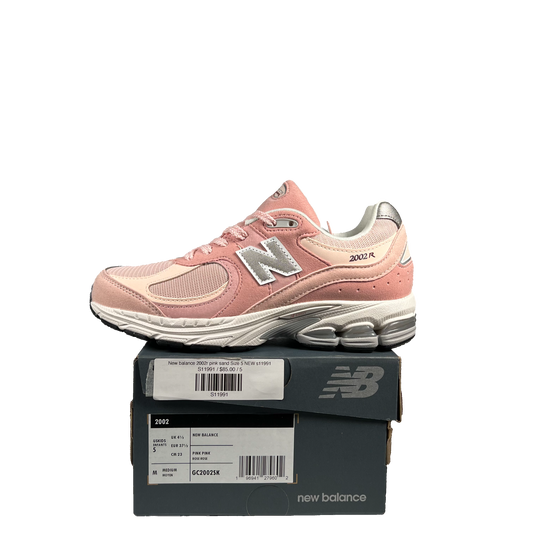 New balance 2002r pink sand Size 5 NEW s11991