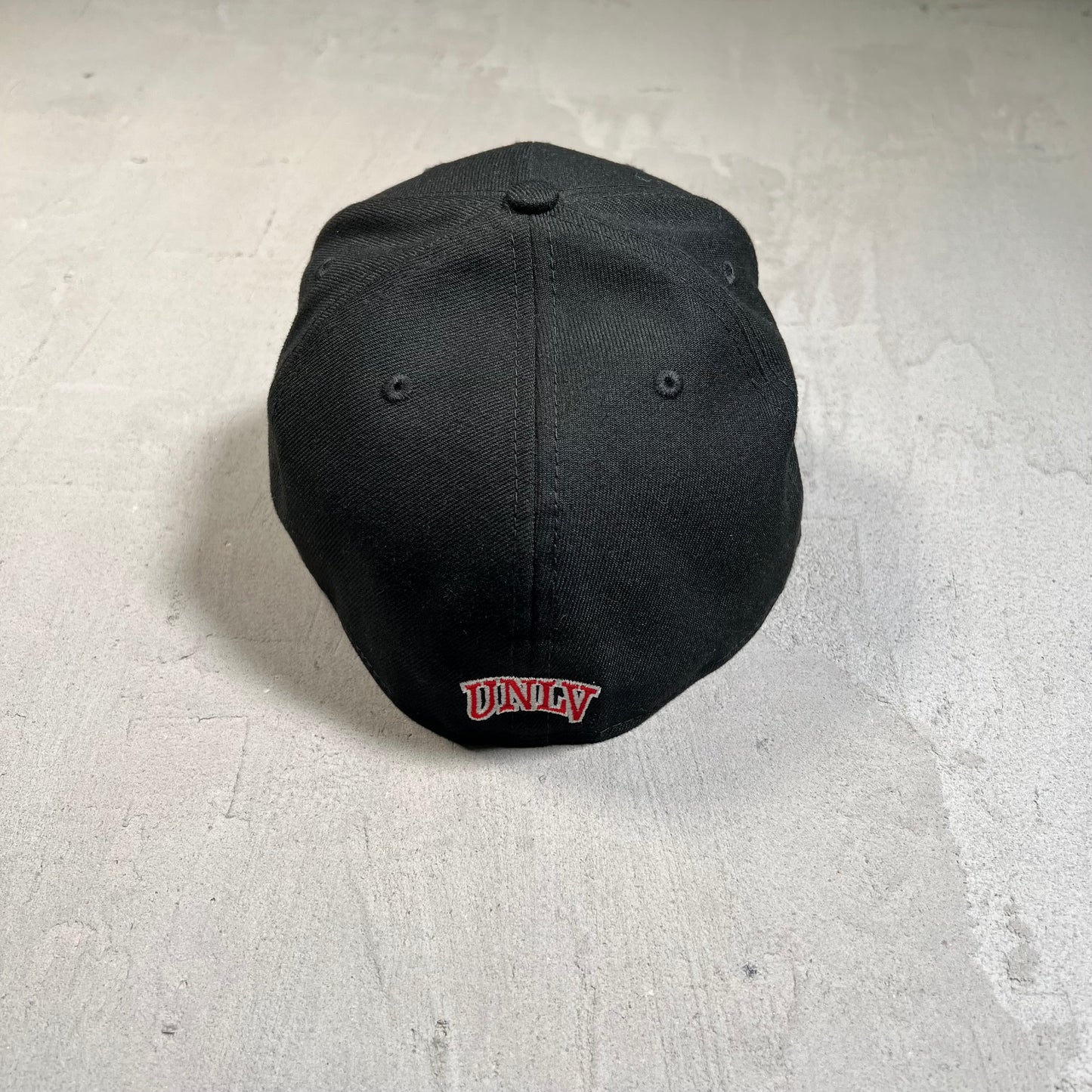 New Era UNLV National Champs 1990 Black Fitted Size 7.5 USED v19605